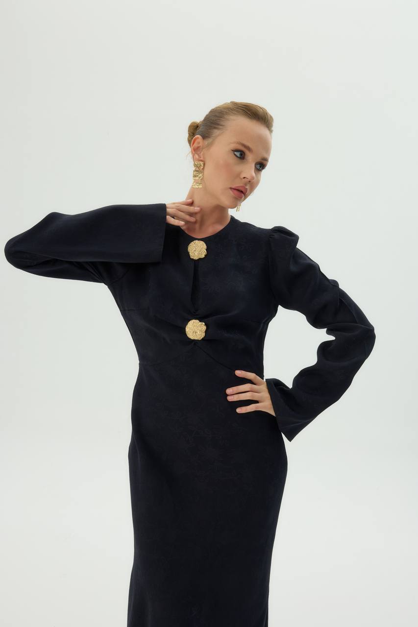 Olive Bloom Maxi Dress – Bild 7