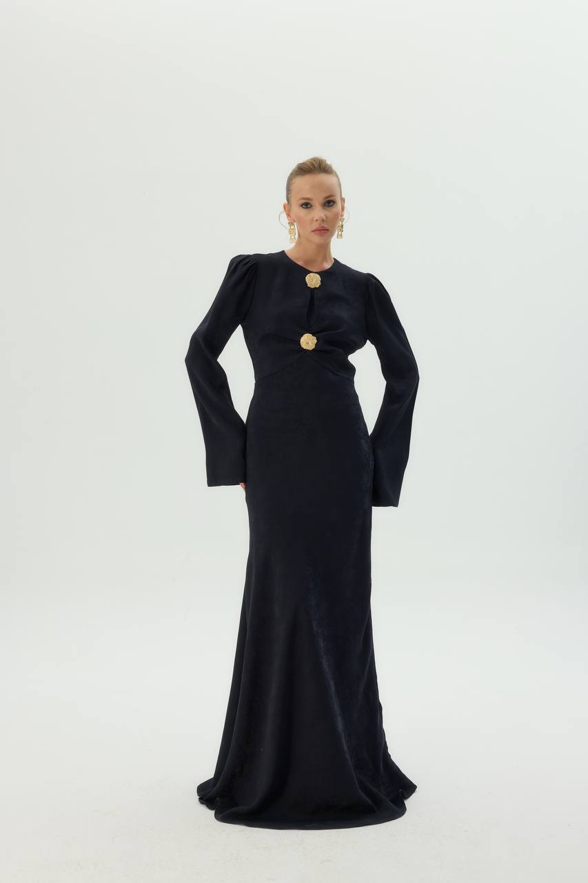 Olive Bloom Maxi Dress – Bild 6