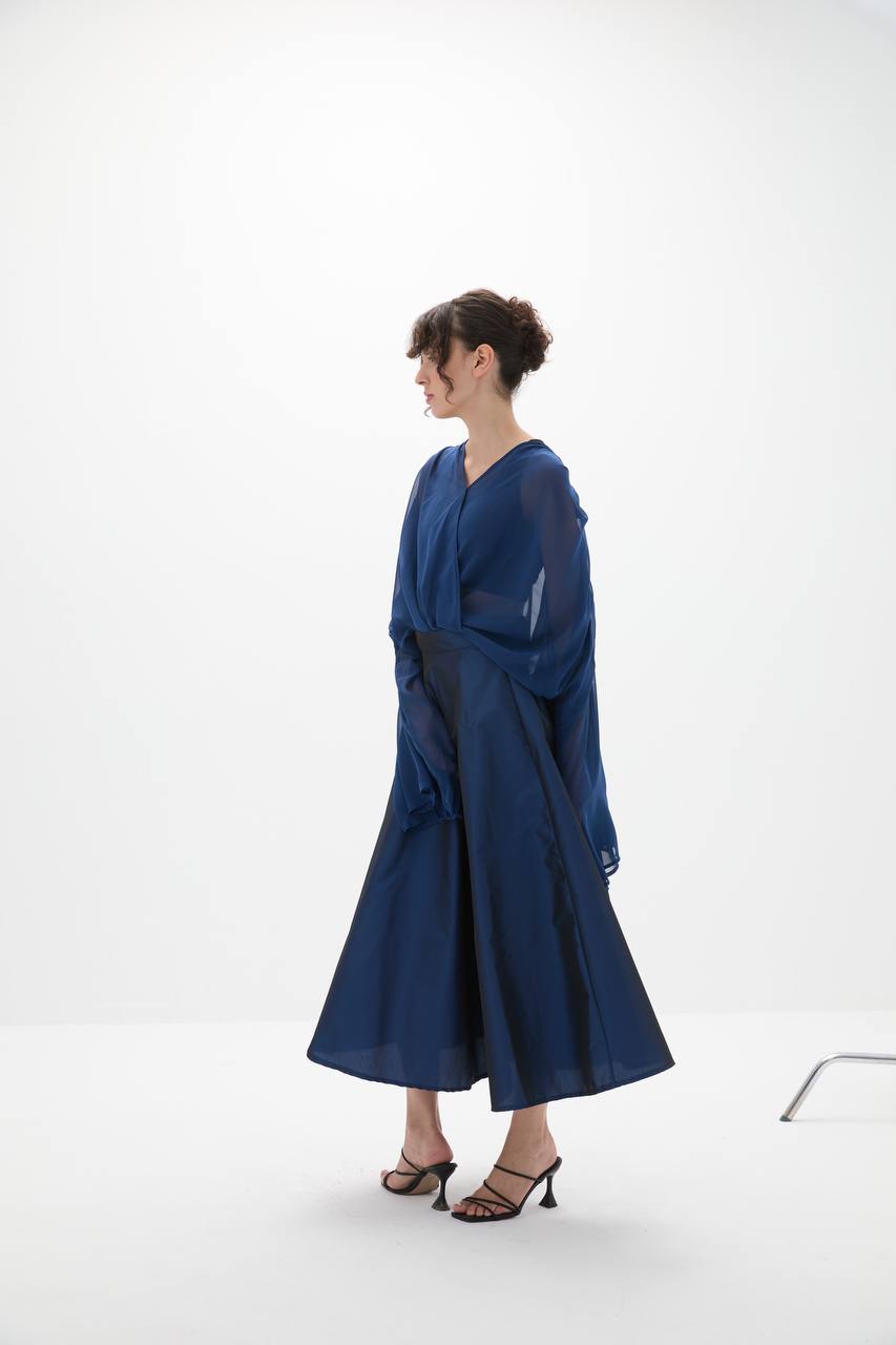 Luna Drape Blouse – Bild 6