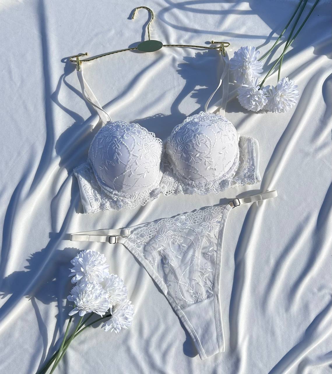 Midnight Bloom Lace Lingerie Set – Bild 4