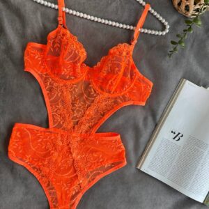 Sunset Glow Lace Bodysuit