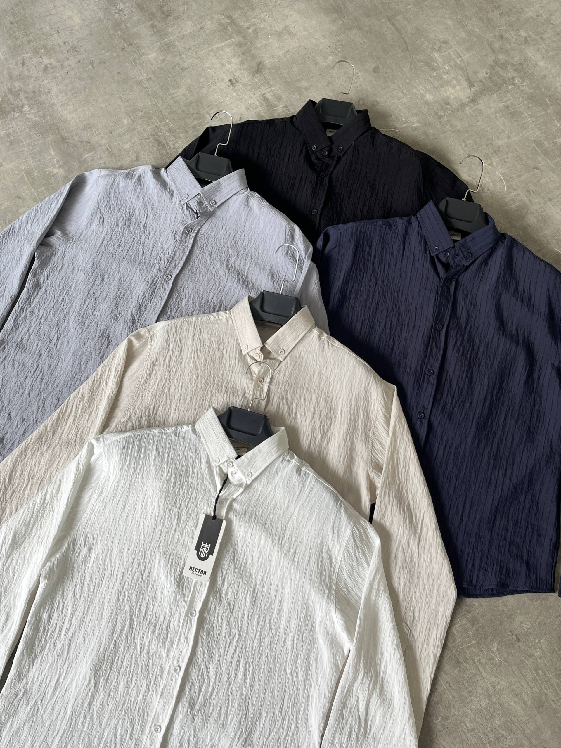 Lorenzo Textured Button-Down Shirt - Image 3