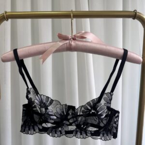 Midnight Bloom Lace Lingerie Set
